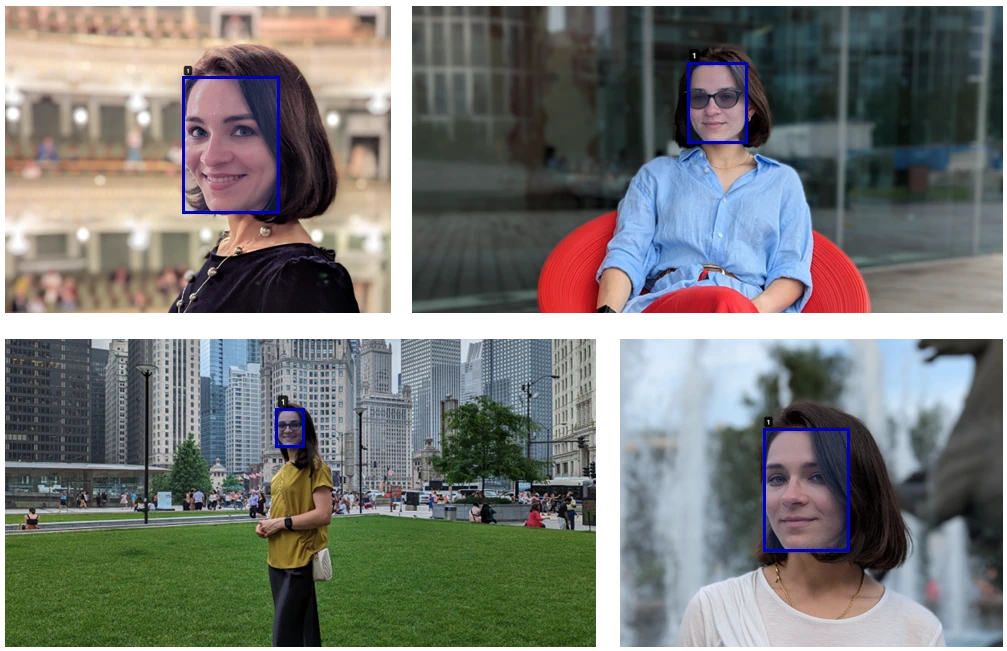 People detection AI photo organizer feature demo