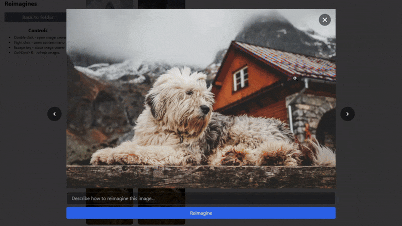Reimagine photos AI photo organizer feature demo